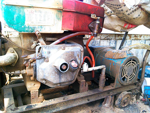 德保单杠柴油机发电机出租